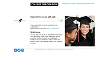Tablet Screenshot of collegegrad.herffjones.com